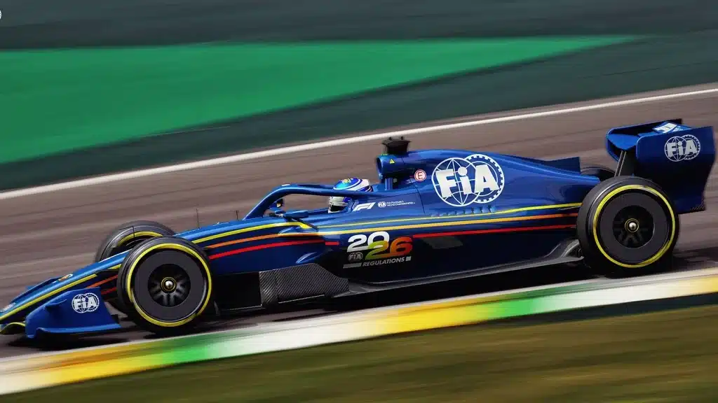 Formula 1 2026 Car Side View