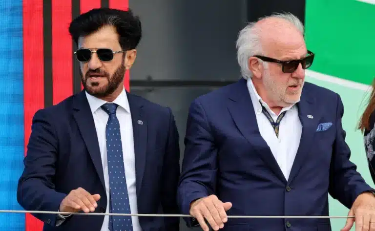 Motorsport UK's David Richards and Mohammed Ben Sulayem