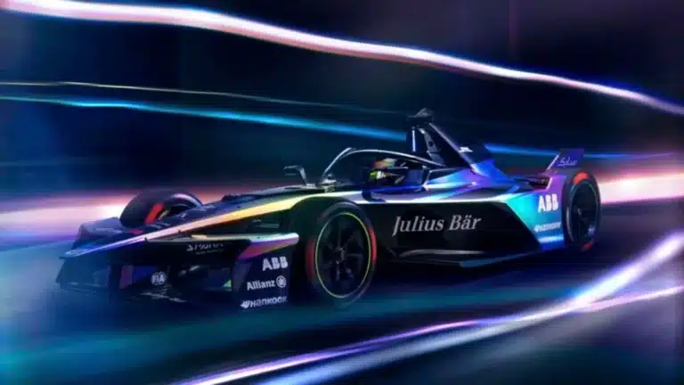 Formula E race car