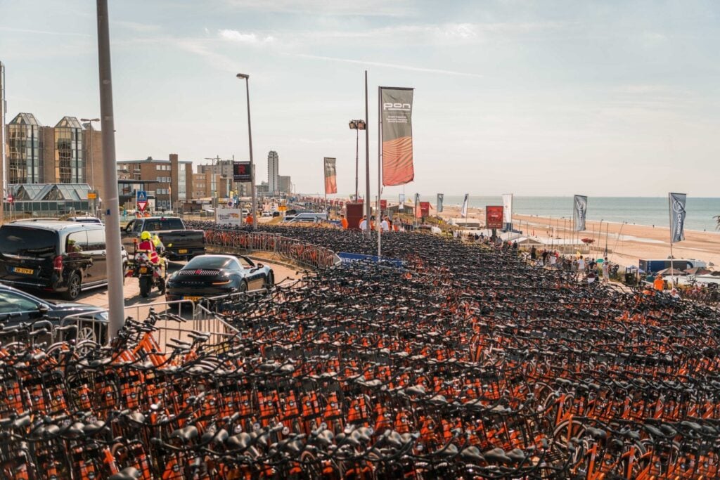 Bicycle parking at Dutch Grand Prix 2025