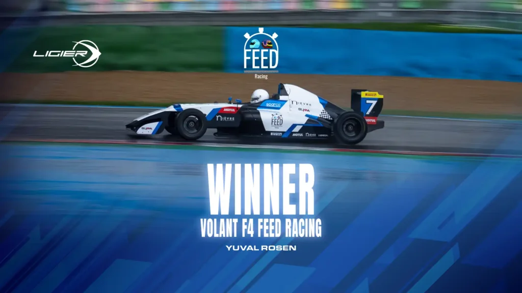 Yuval Rosen Wins 2025 FEED Racing F4 Volant. 5 Yuval Rosen Wins 2025 FEED Racing F4 Volant.