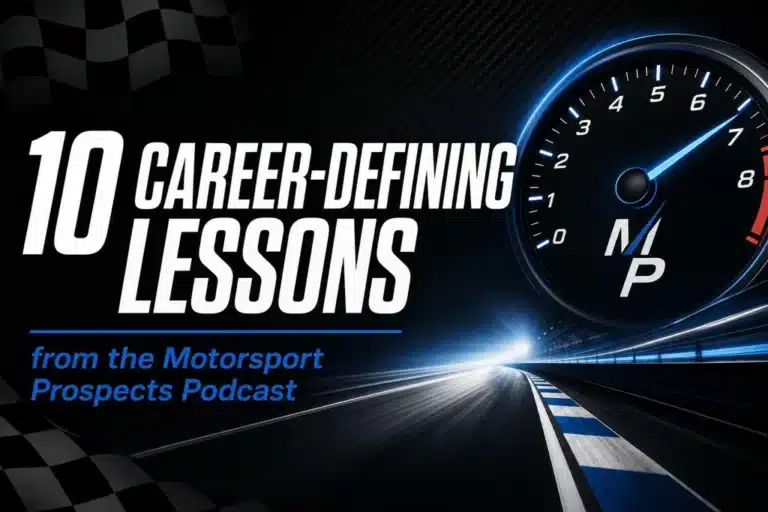 Career advice from the Motorsport Prospects Podcast