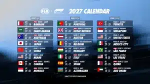 Formula 1 2027 Calendar