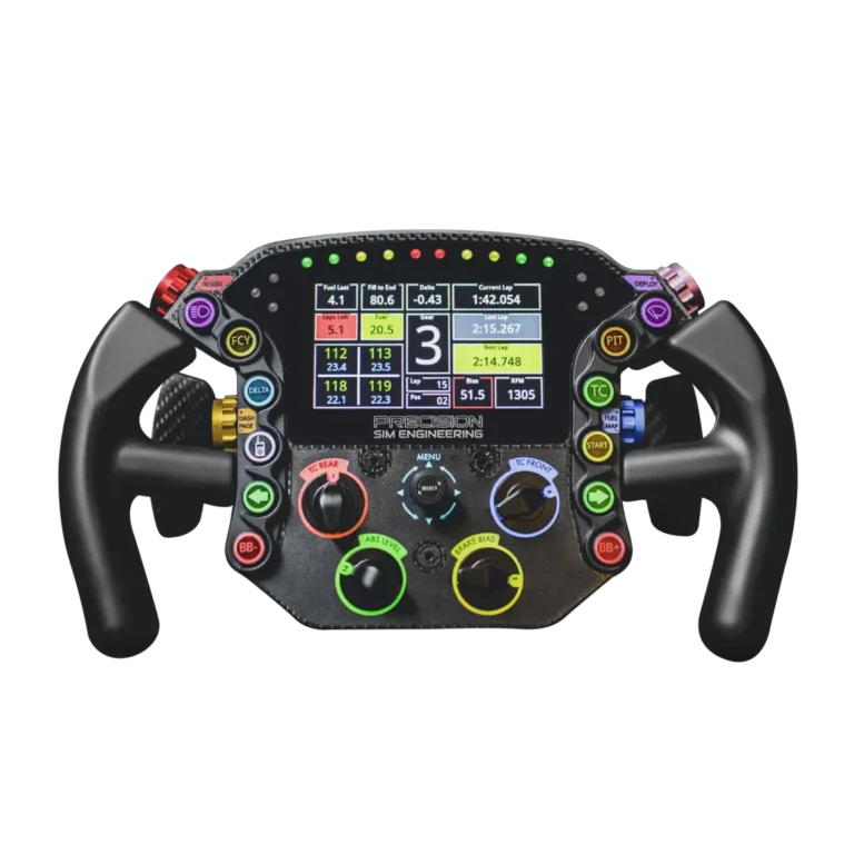 Max Verstappen's sim rig steering wheel