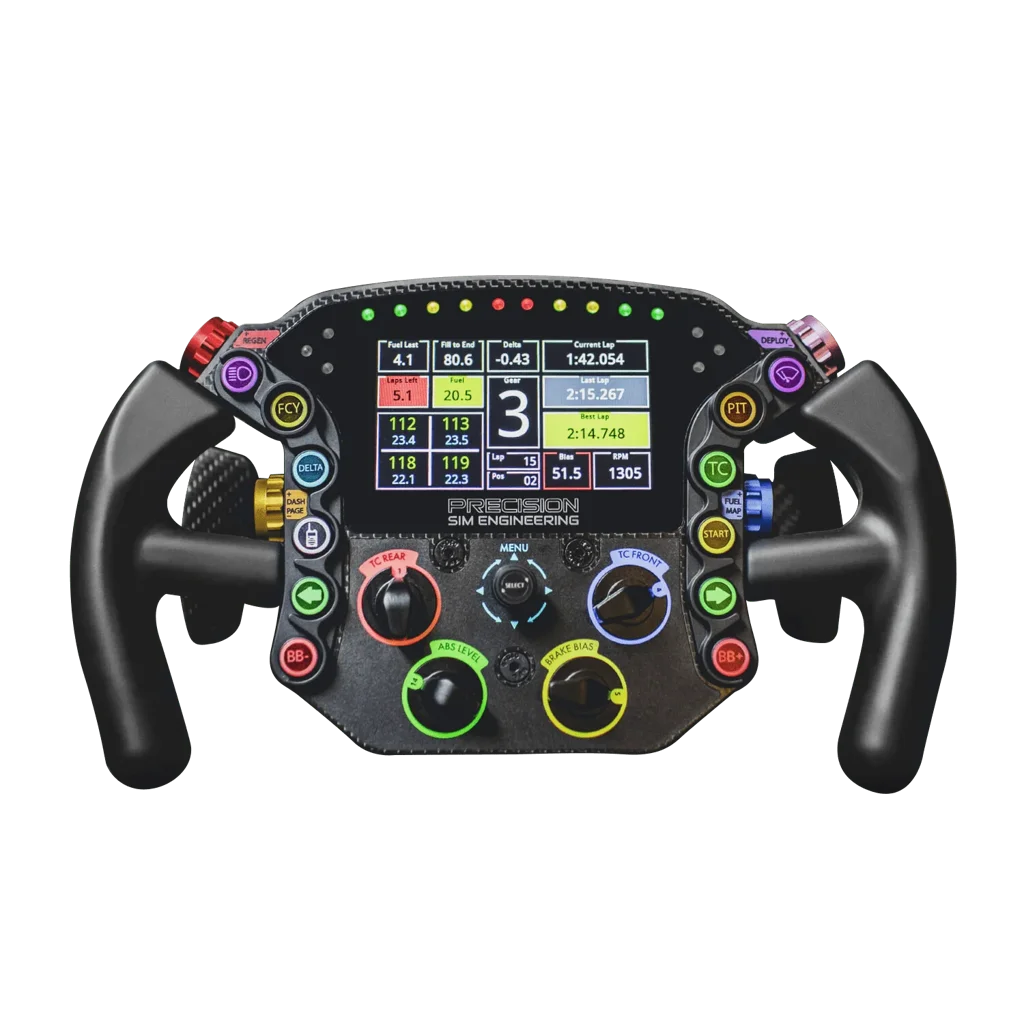 Home 13 Max Verstappen's sim rig steering wheel