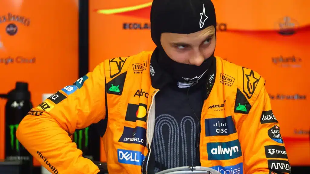 Heat Hazards - Oscar Piastri with cooling vest